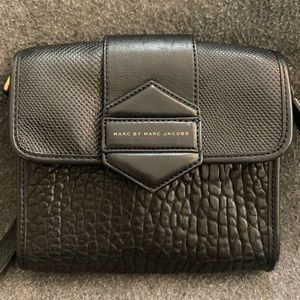 Marc by Marc Jacobs black leather crossbody